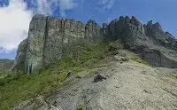 Majestueux sommet du Chirripó dans le Parc National Chirripó.